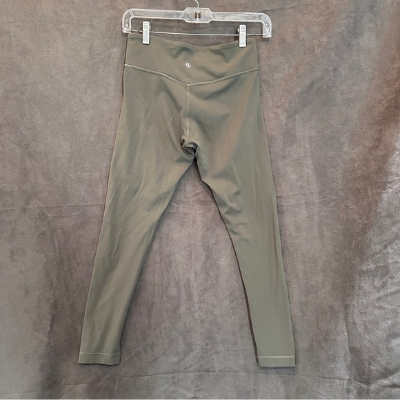 Lululemon Align Leggings Nulu Buttery Soft Yoga Pants Athleisure Grey Sage Sz 6 - Picture 8 of 11